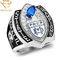 Champions faits sur commande Ring With Your LOGO&amp;TEXT de Team Championship Rings Silver Football de sports