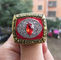 Anneau en laiton de sport de championnat d'orWomen d'hommes de l'université 3D de récompense faite main de la jeunesse avec des diamants