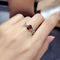 Cuivre environnemental ovale de Ruby Vintage Silver Engagement Rings