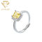 D.C.A. CZs Sterling Silver Diamond Engagement Rings pour des femmes