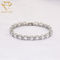 Les bracelets de Crystal Diamond Women ovale 6,7 pouces de zircon de D.C.A.