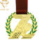 Médailles courantes argentées de championnat de récompense en métal de sports
