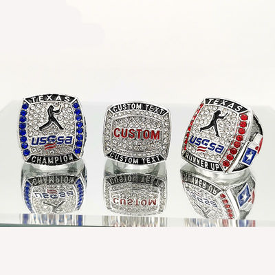 Usssa émaux folâtre des anneaux de championnat